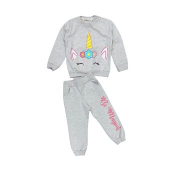 Unikornisos kislány melegítő szett, bézs