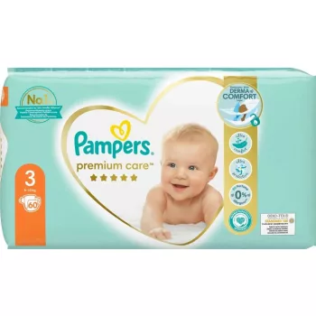 Pampers Premium Care 3-as méret 60 db