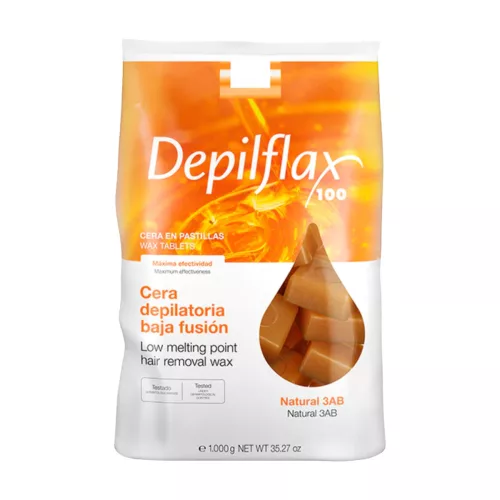 DEPILFLAX gyanta TWARDY BEZPASKOWY szőrtelenítéshez 1KG natúrNY