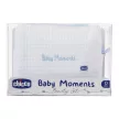 CHICCO Kozmetikai táska cipzárral - Baby Moments készlet kék