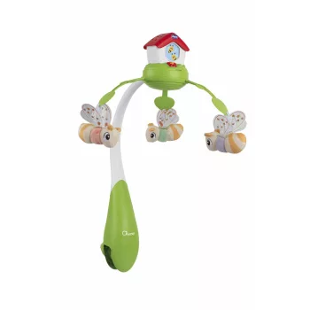 CHICCO Forgó játék kiságyra projektorral Bee Hive