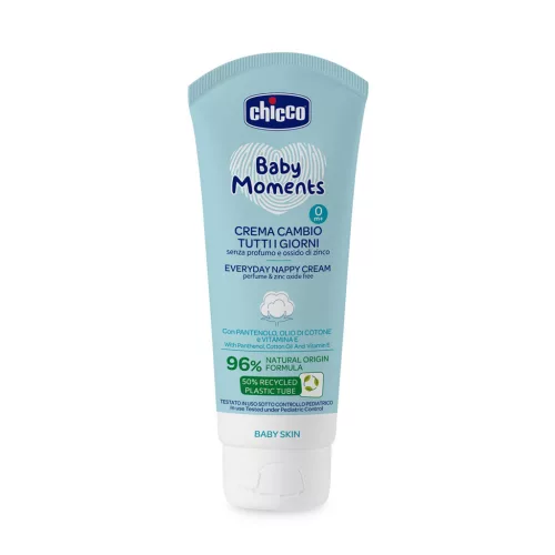 CHICCO Baby Moments illatmentes babapopsi krém mindennapos használatra 100ml, 0m+