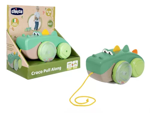 CHICCO Húzós játék Krokodil Eco+ 12m+