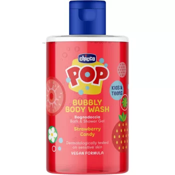   CHICCO Sprchový gél Strawberry candy POP pre deti a teenagerov 300ml