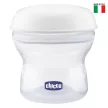 CHICCO Többcélú anyatejtároló edények Natural Feeling cumisüveg-fejjel, 4db