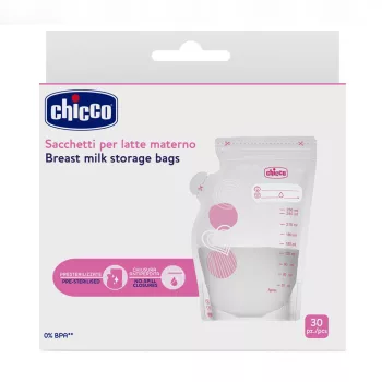 CHICCO Tejtároló tasakok 250 ml 30 db