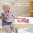 CHICCO Szilikon kanál Soft pink 2db, 6m+