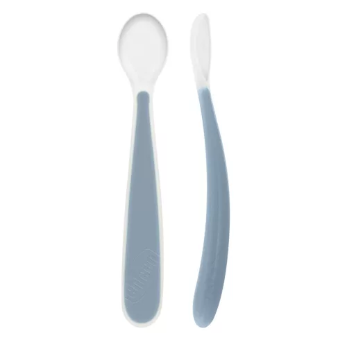 CHICCO Szilikon kanál Soft blue 2db, 6m+