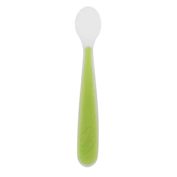 CHICCO Szilikon kanál Soft green 6m+
