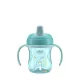 CHICCO Hrnček Training s držadlami teal, 6m+