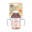 CHICCO 360 Perfect X csésze fogantyúkkal rózsaszín, 12 hónapos kortól