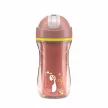 CHICCO Hrnček Sport termo so slamkou pink, 14m+