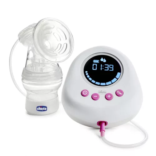 CHICCO Elektromos egykezes mellszívó pink