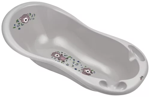 MALTEX Kád The Nature Buddies 100 cm Medve - Szürke