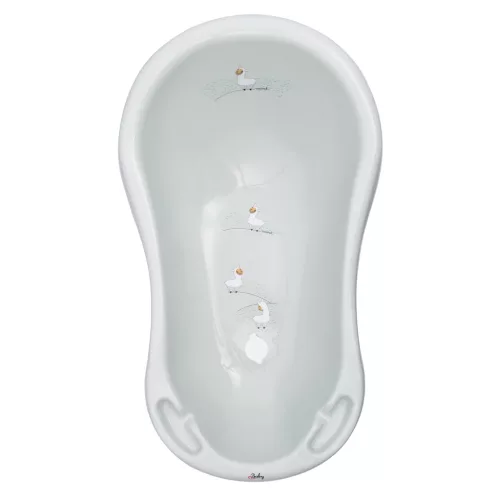 MALTEX Babakád leeresztő dugóval Lama Minimal 84 cm - sage green