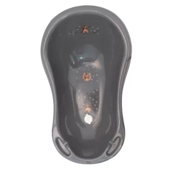   MALTEX Babakád leeresztő dugóval Lovacska Minimal 84 cm - steel grey