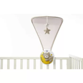   CHICCO Zenei projektor a kiságyra Next2Moon 3 az 1-ben minden kiságyhoz, beleértve a Next2Me-t, seml