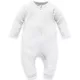 PINOKIO Overal cipzárral, láb nélküli Lovely Day uni fehér pamut méret 62