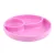 CHICCO Szilikon tányér, rózsaszín 12m+