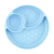 CHICCO Szilikon tányér, kékzöld 12h+