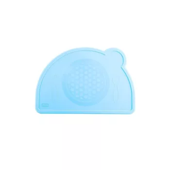 CHICCO Szilikon alátét kékzöld 18h+