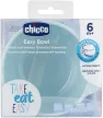 CHICCO Szilikon tányér tapadókoronggal kékzöld 6h+