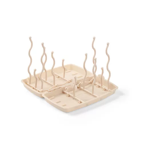 BABYONO Bébiüveg és cumi szárító állvány bézs