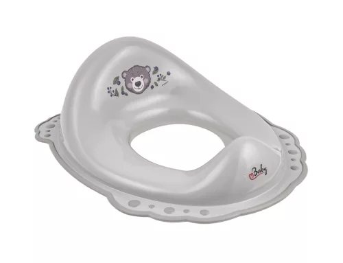 MALTEX Csúszásmentes WC szűkítő The Nature Buddies Medve - Szürke