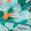 BABYONO Hosszú ujjú előke Toukans, 35 x 52cm, 6h+