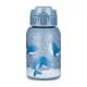 PETITE&MARS Rozsdamentes termosz palack szívószállal 350 ml Whale Song 12m+