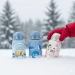 PETITE&MARS Rozsdamentes termosz palack szívószállal 350 ml Twinkling Fairy 12m+