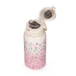 PETITE&MARS Rozsdamentes termo kulacs ivócsőrrel 500 ml Dino Park 36hó+