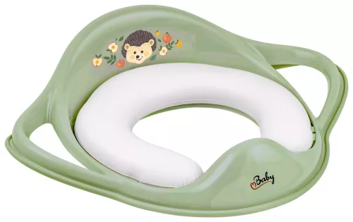 MALTEX WC szűkítő fogantyúkkal puha The Nature Buddies Sün - Zöld