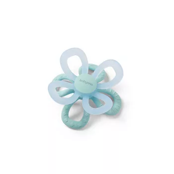 BABYONO Szilikon rágóka Flower - kék