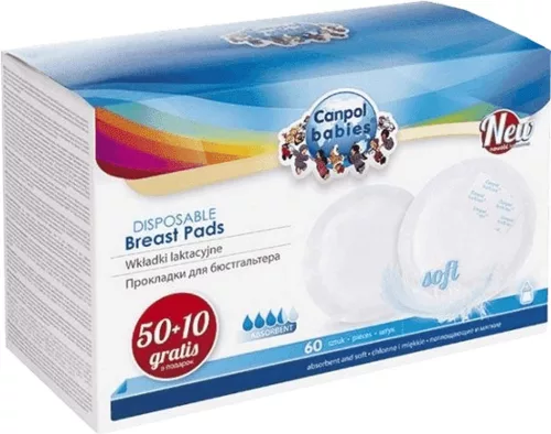CANPOL BABIES Melltartóbetétek, öntapadós 60 db