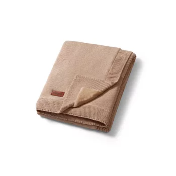   BABYONO Természetes pamut takaró 75 x 100 cm sötét bézs 0m+