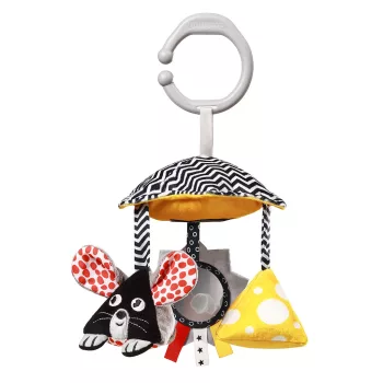 BABYONO Függő játék kontrasztos körhinta Egér 0 m+