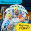 BABY EINSTEIN Zenélő rezgő pihenőszék Kick to It Opus 18kg-ig