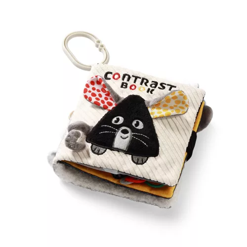 BABYONO Szenzoros kontrasztos könyv Egér 0 hó+