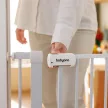 BABYONO Biztonsági kapu lépcsőkre és ajtókra 75–96 cm, gyerekeknek és kutyáknak, fúrás nem szükséges