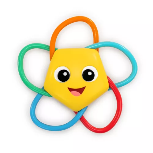 BABY EINSTEIN Rágóka csörgővel Soothing Star  BPA mentes 0hó+