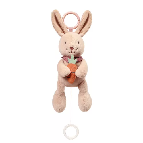 BABYONO Zenélő játék C-gyűrűn Nyuszi Karo 0m+