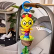BABY EINSTEIN Játék csörgővel C-karikán u Cal-a-Puller™ 0hó+