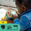BABY EINSTEIN Interaktív játék hanggal fényképezőgép HAPE 6hó+