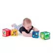 BABY EINSTEIN Textil játék kockák ábécé Alpha Stacks™ 4db, 3hó+