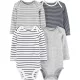 CARTER'S Body hosszú ujjú Csíkos fiú LBB 4 db NB/ méret 56
