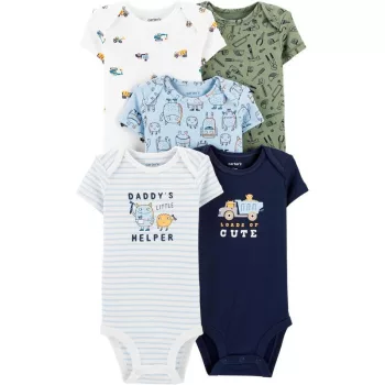   CARTER'S Body rövid ujjú Mix fiú LBB 5 db NB/ méret 56