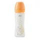 CHICCO Üvegből készült cumisüveg Perfect Easy 240 ml, lassú szilikon áramlás, lányoknak, 0m+