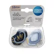 CANPOL BABIES Szilikon cumi szimmetrikus Light touch GOLD 18m+ 2db kék