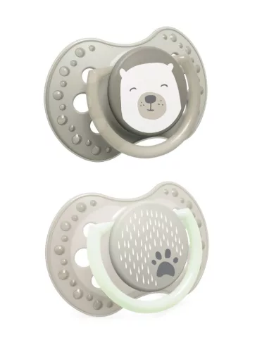 LOVI Cumisüveg szilikon dinamikus Buddy Bear 6-18h 2 db